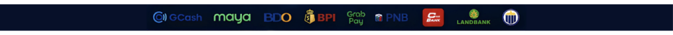 GCash Maya BDO BPI GrabPay PNB GBank Landbank